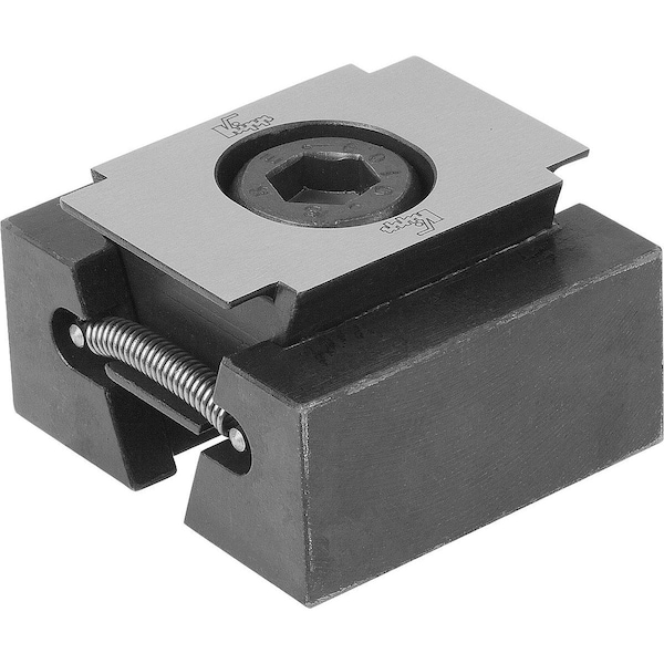 Wedge Clamp Wide, With Machining Allowance B=48, Carbon Steel Black Tempered